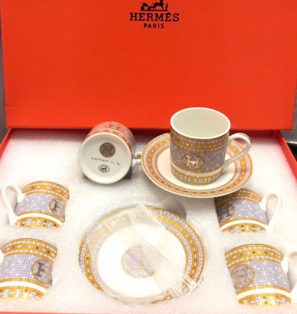 Turkish Coffee cups from Hermes